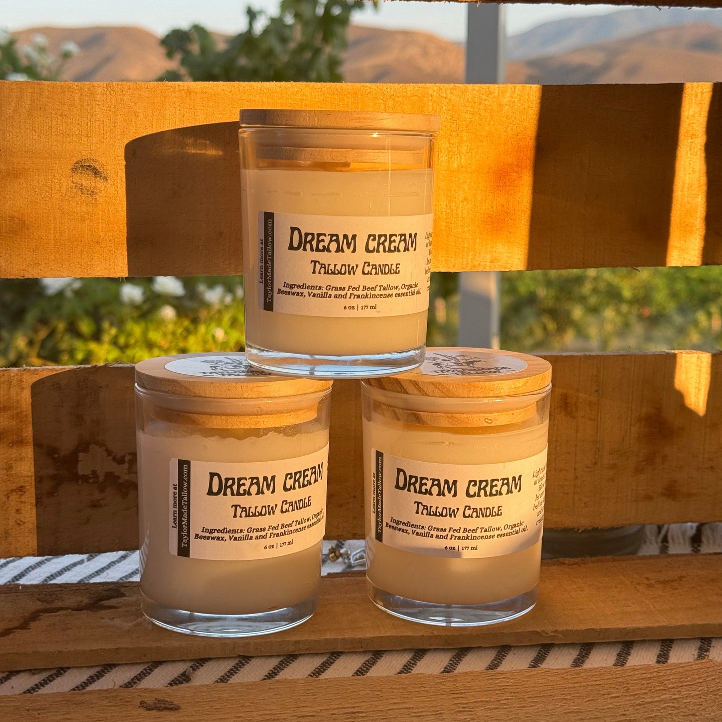 Dream Cream - Tallow Body Candle